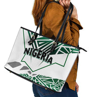 Forever Nigeria Leather Tote Bag Nigerian Flag - Wonder Print Shop
