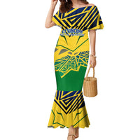 Forever Saint Vincent and the Grenadines Family Matching Mermaid Dress and Hawaiian Shirt Peace and Justice - Wonder Print Shop