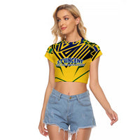 Forever Saint Vincent and the Grenadines Raglan Cropped T Shirt Peace and Justice - Wonder Print Shop