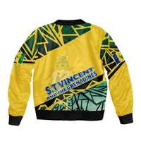Forever Saint Vincent and the Grenadines Sleeve Zip Bomber Jacket Peace and Justice - Wonder Print Shop