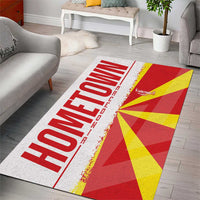 Hometown Macedonia Area Rug Flag and Map - Wonder Print Shop