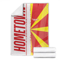 Hometown Macedonia Blanket Flag and Map