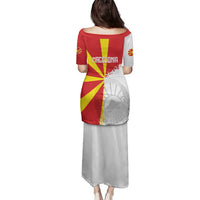 Hometown Macedonia Family Matching Puletasi and Hawaiian Shirt Flag and Map - Wonder Print Shop