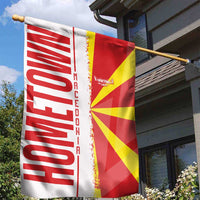 Hometown Macedonia Garden Flag Flag and Map - Wonder Print Shop