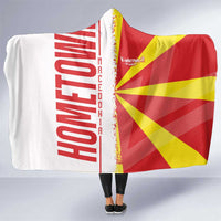 Hometown Macedonia Hooded Blanket Flag and Map