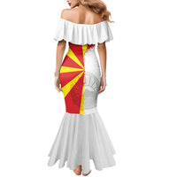 Hometown Macedonia Mermaid Dress Flag and Map - Wonder Print Shop