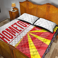 Hometown Macedonia Quilt Bed Set Flag and Map - Wonder Print Shop