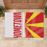 Hometown Macedonia Rubber Doormat Flag and Map - Wonder Print Shop