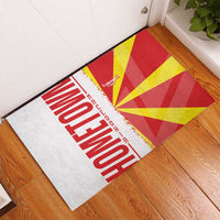 Hometown Macedonia Rubber Doormat Flag and Map - Wonder Print Shop