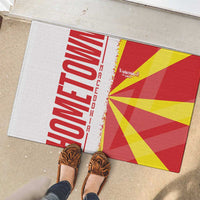 Hometown Macedonia Rubber Doormat Flag and Map - Wonder Print Shop