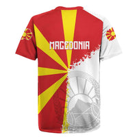Hometown Macedonia Rugby Jersey Flag and Map - Wonder Print Shop