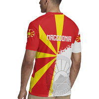 Hometown Macedonia Rugby Jersey Flag and Map - Wonder Print Shop
