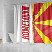 Hometown Macedonia Shower Curtain Flag and Map