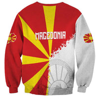 Hometown Macedonia Sweatshirt Flag and Map - Wonder Print Shop