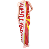 Hometown Macedonia Tank Maxi Dress Flag and Map - Wonder Print Shop