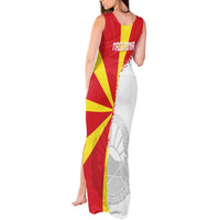 Hometown Macedonia Tank Maxi Dress Flag and Map - Wonder Print Shop