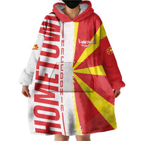 Hometown Macedonia Wearable Blanket Hoodie Flag and Map - Wonder Print Shop