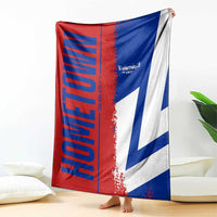 Hometown Czechia Blanket Flag and Map