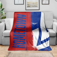 Hometown Czechia Blanket Flag and Map