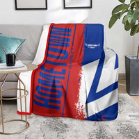 Hometown Czechia Blanket Flag and Map