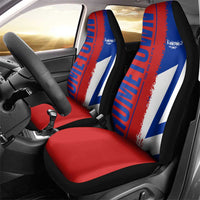 Hometown Czechia Car Seat Cover Flag and Map - Wonder Print Shop