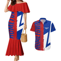 Hometown Czechia Couples Matching Mermaid Dress and Hawaiian Shirt Flag and Map - Wonder Print Shop