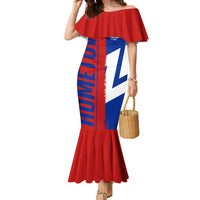 Hometown Czechia Family Matching Mermaid Dress and Hawaiian Shirt Flag and Map - Wonder Print Shop