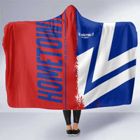 Hometown Czechia Hooded Blanket Flag and Map