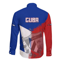 Hometown Czechia Long Sleeve Button Shirt Flag and Map - Wonder Print Shop