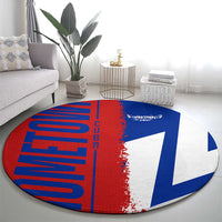 Hometown Czechia Round Carpet Flag and Map
