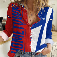 Hometown Czechia Women Casual Shirt Flag and Map - Wonder Print Shop