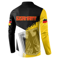 Hometown Germany Button Sweatshirt Flag and Map - Wonder Print Shop