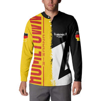 Hometown Germany Button Sweatshirt Flag and Map - Wonder Print Shop