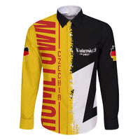 Hometown Germany Family Matching Long Sleeve Bodycon Dress and Hawaiian Shirt Flag and Map - Wonder Print Shop