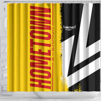 Hometown Germany Shower Curtain Flag and Map