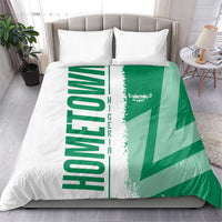 Hometown Nigeria Bedding Set Flag and Map - Wonder Print Shop