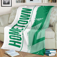 Hometown Nigeria Blanket Flag and Map