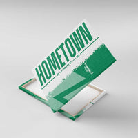 Hometown Nigeria Canvas Wall Art Flag and Map - Wonder Print Shop