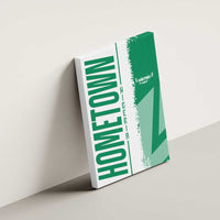 Hometown Nigeria Canvas Wall Art Flag and Map - Wonder Print Shop