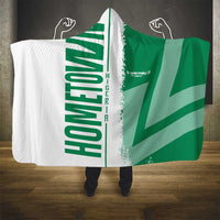 Hometown Nigeria Hooded Blanket Flag and Map