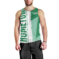Hometown Nigeria Men Tank Top Flag and Map - Wonder Print Shop