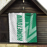 Hometown Nigeria Quilt Flag and Map - Wonder Print Shop