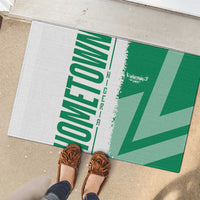 Hometown Nigeria Rubber Doormat Flag and Map - Wonder Print Shop