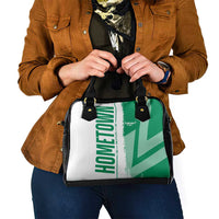 Hometown Nigeria Shoulder Handbag Flag and Map
