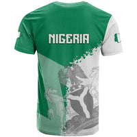 Hometown Nigeria T Shirt Flag and Map - Wonder Print Shop
