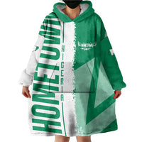 Hometown Nigeria Wearable Blanket Hoodie Flag and Map - Wonder Print Shop