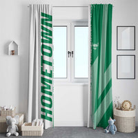 Hometown Nigeria Window Curtain Flag and Map - Wonder Print Shop