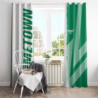 Hometown Nigeria Window Curtain Flag and Map - Wonder Print Shop