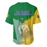 Hometown Saint Vincent and the Grenadines Baseball Jersey Flag and Map - Wonder Print Shop