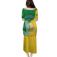 Hometown Saint Vincent and the Grenadines Family Matching Puletasi and Hawaiian Shirt Flag and Map - Wonder Print Shop